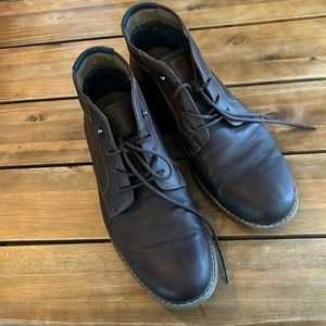 Hawker Rye Men’s Frausen Contrast Stitch Chukka Boot Brown sz 13 EUC